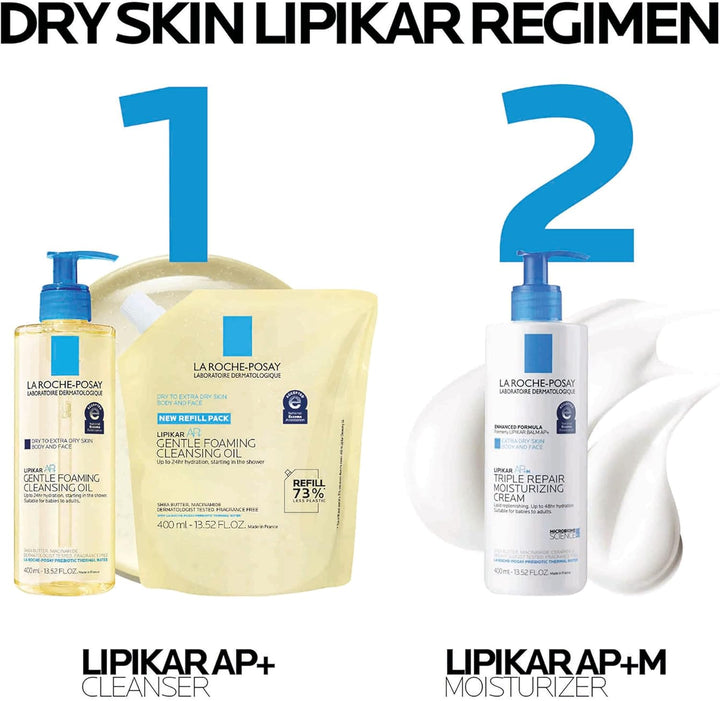 La Roche-Posay Lipikar AP+ Eco-Refill Cleansing Oil 400Ml