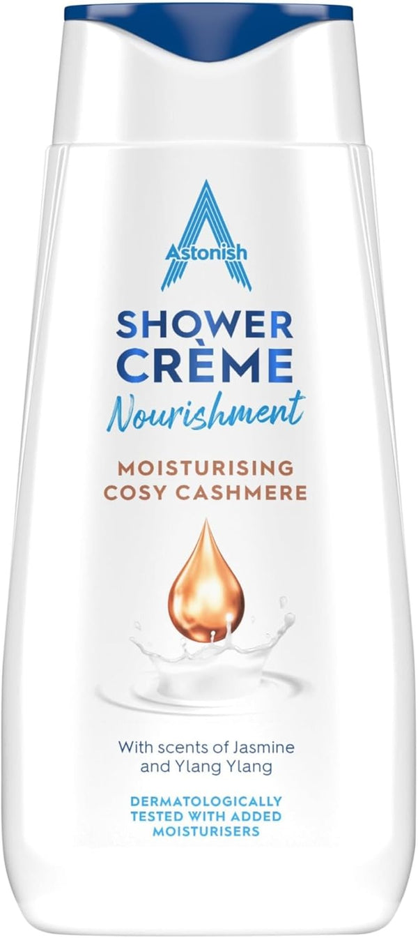 Shower Crème, Cosy Cashmere, Cleanses and Moisturises, Jasmine and Ylang Ylang Scented, 400Ml