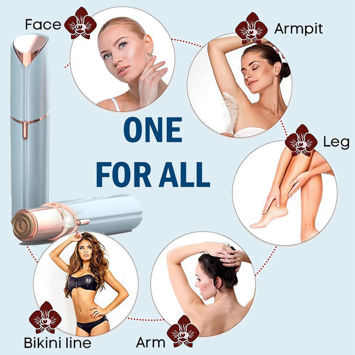 Lady Shaver for Women, Facial Hair Remover, Facial Hair Remover for Women, USB Rechargeable Facial Epilator, Hair Removal Device for Peach Fuzz/Facial Hair/Lip/Chin Travel Size