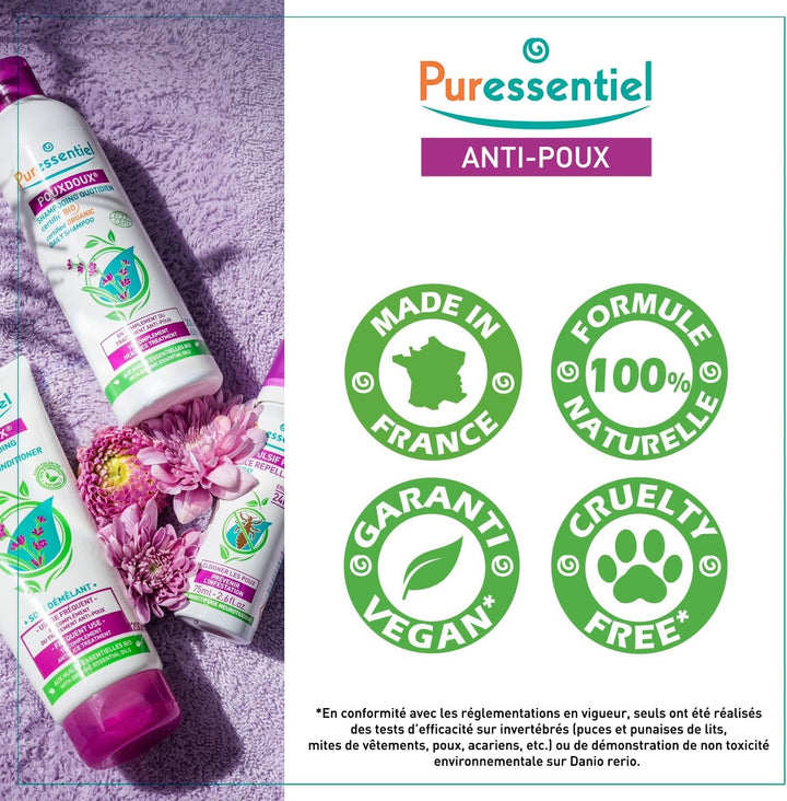 Head Lice Prevention and Repellent Spray for Kids and Adults, Proven 24 H Protection against Head Lice and Infestations, 100 Percent Natural Active Ingredients, Vegan, Cruelty Free, 75 Ml