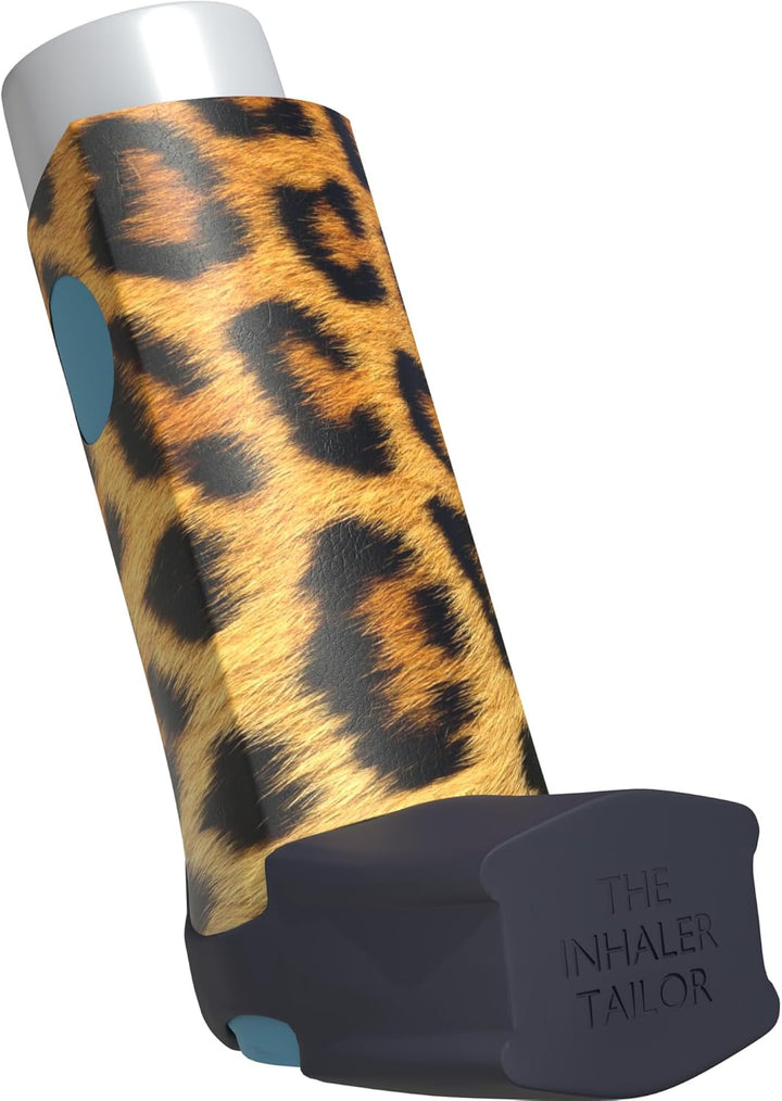 Classic Collection of Inhaler Cases – for Ventolin and Shorter Style Inhalers– Vegan Leather Case for Kids and Adults – Handmade in England (Carbon Fibre, Ventolin Style)