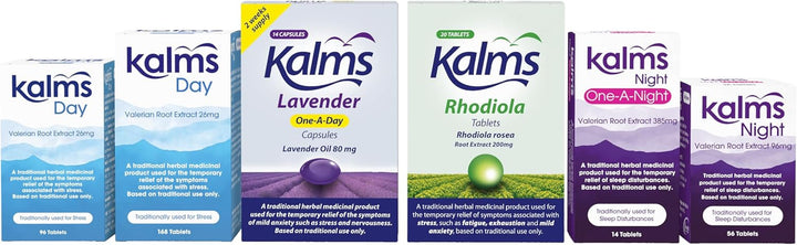 Lavender - One-A-Day - 14 Capsules - a Traditional Herbal Medicinal Product Used for the Temporary Relief of the Symptoms of Mild Anxiety Such as Stress and Nervousness