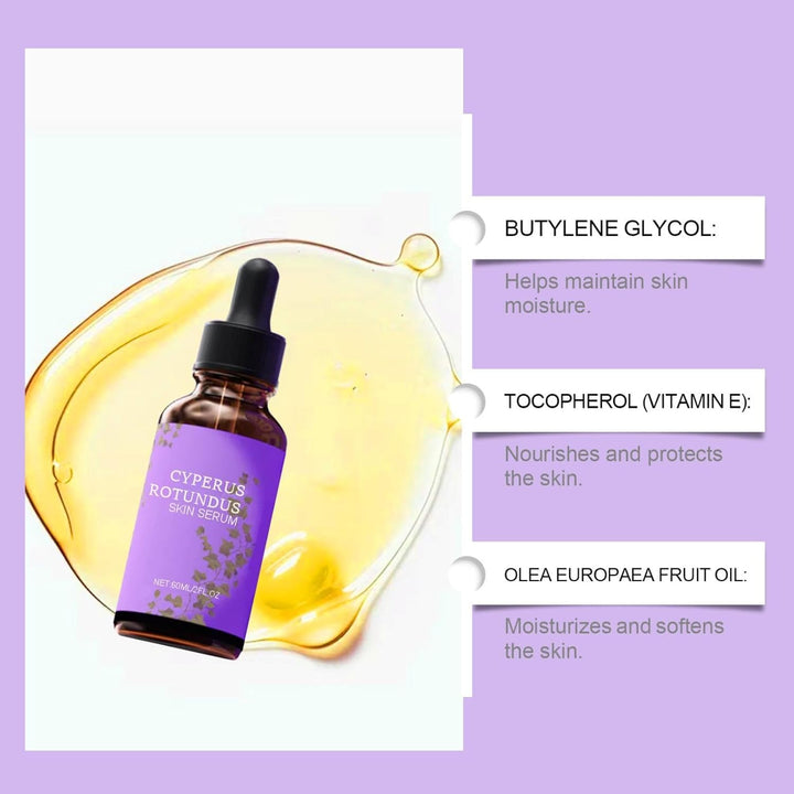 Cyperus Rotundus Oil for Hair Removal,60Ml Hair Removal after Shave Repair Serum,Moisturizing Soothing Treatment for Sensitive Skin,Non-Greasy & Absorbs Instantly,For Legs,Arms,Face