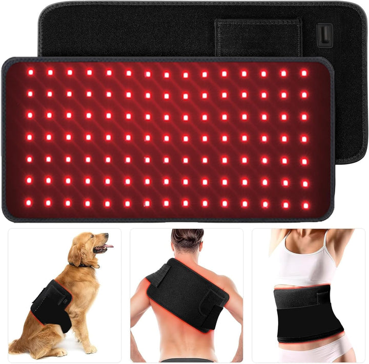 Red Light Pad for Body-105Pcs LED 660Nm Red Light and 850Nm near Infrared Light Devices Wearable Wrap,Ideal Gift for Women,Men