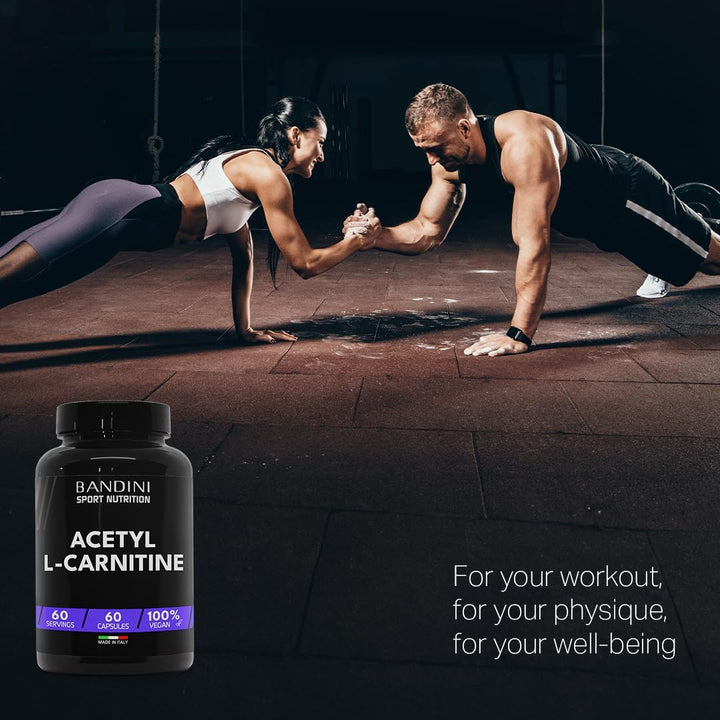 ® Acetyl L-CARNITINE 1000Mg per Serving | 60 Vegan Capsules (2 Months Supply) | High Strength ALCAR | L Carnitine Tartrate Natural Energiser | Improves Sports Performance & Metabolism | Non-Gmo