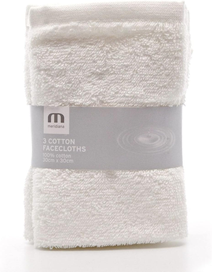 Super Soft 100% Cotton Family Washcloths. Machine Washable. Pink. 3 Pack. 30Cm X 30Cm X