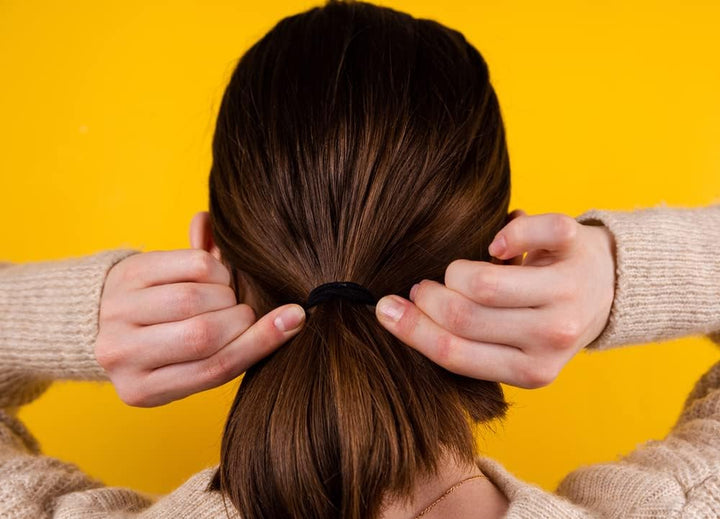 Hair Bands 50-Pcs, Hair Bands for Women, Ponytail Holders, Hair Bobbles Hair Ties (50 Bands)