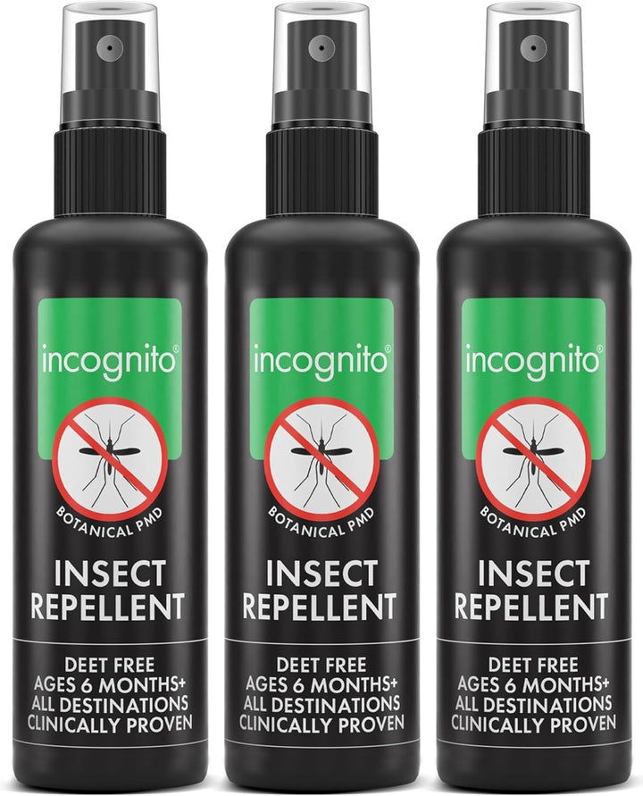 Insect Repellent Spray, 50Ml - Natural DEET Free, Shields from Wide Range of Biting Insects. Clinically Proven Protection from Ticks & Dengue Carrying Mosquitoes, Organic Mosquito Repellent