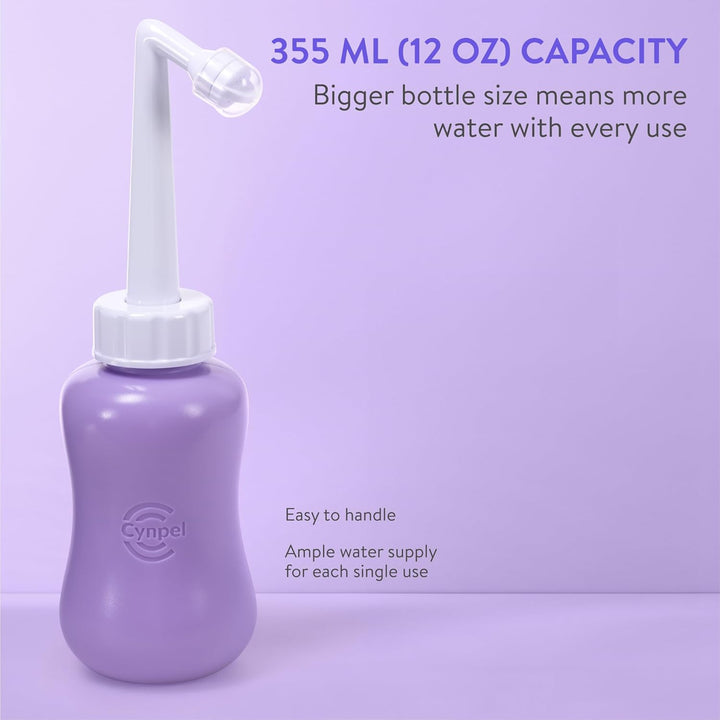Peri Bottle - Portable Travel Bidet - Labour and Maternity Hospital Bag Essentials - after Birth Recovery Tools for Postpartum Mum - Perineal Spray Bottle Kit