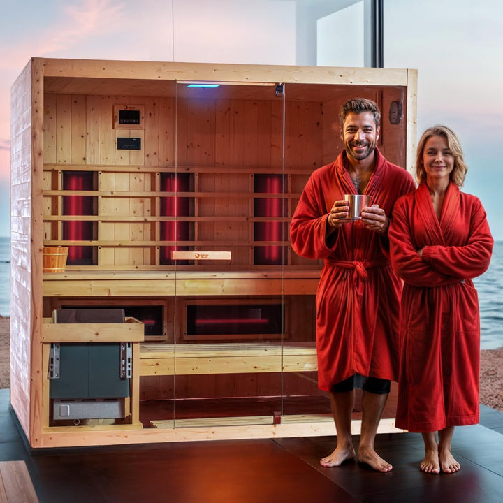 ® | DHARANI S5 OUTDOOR Full Body Steam Sauna for up to 5 Persons | Skin Care I Eliminate Toxins I Reduces Stress I Relaxes Muscles | Usb/Mp3/Bluetooth