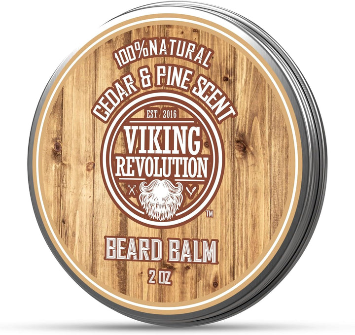 - Beard Balm - Natural Beard Balm for Men with Argan & Jojoba Oils- Styles, Strengthens & Softens - Beard Wax - Gifts for Men - Sandalwood - 57 G