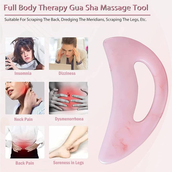 Large Gua Sha Massager, Full Body anti Cellulite Guasha Scraper, Lymphatic Drainage Massage for Legs, Back, Face, Neck, Muscle Relaxation & Pain Relief, Removal of Fatigue