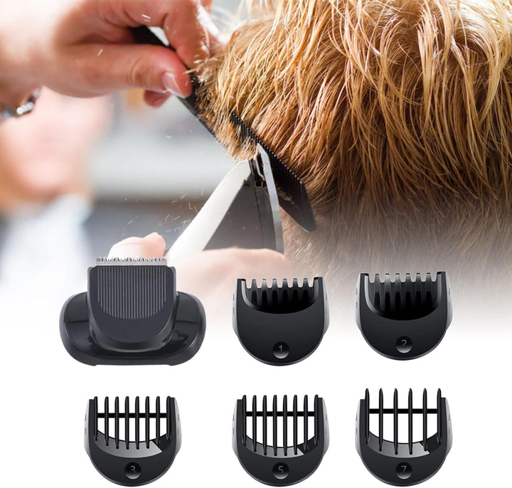Beard Trimmer Attachment Fit for Br-Aun Series 5, 6 and 7 Electric Razors 1/2/3/5/7Mm, Replacement Shaver Guide Combs for 5018S/5020S/6075Cc/7071Cc/7075Cc/7085Cc/7020S/5050Cs/6020S/6072Cc