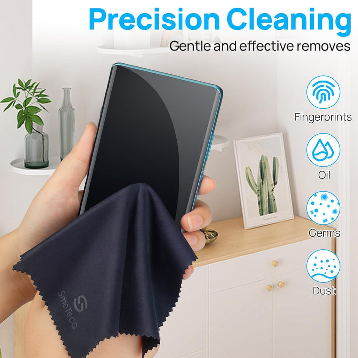 Lens Cleaner Spray Kit – Plant-Based, Alcohol-Free Cleaning Solution for Glasses, Camera Lenses & Screens | Includes 2 X 2Oz Spray Bottles, 2 Streak-Free Microfiber Cloths & 1 Travel Pouch