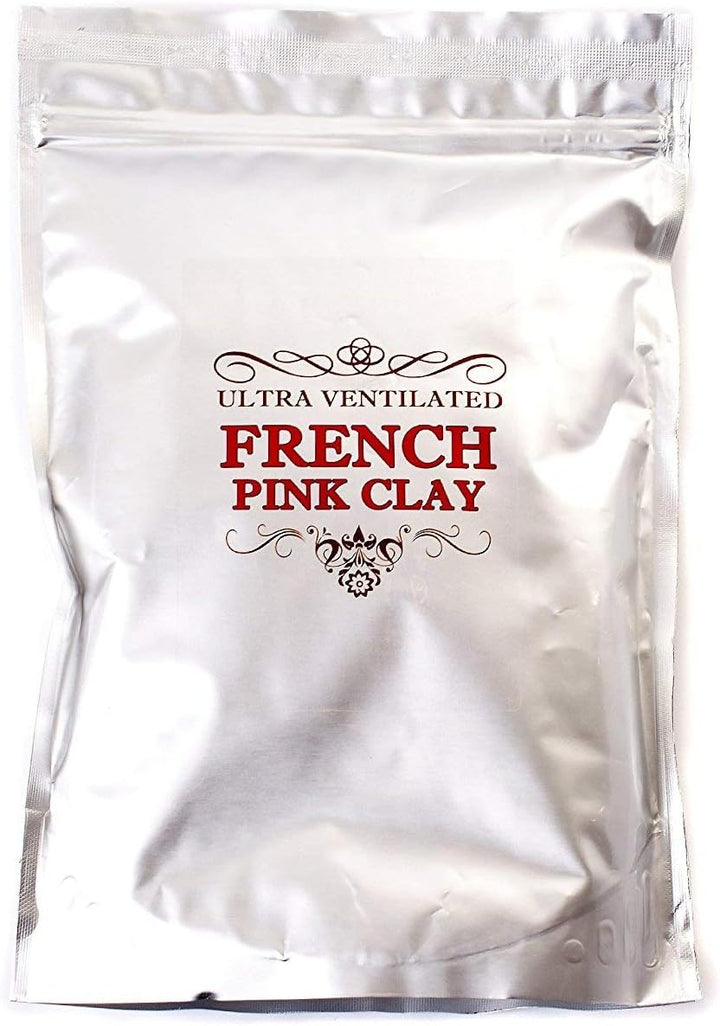| Pink Ultra Ventilated French Natural Clay 1Kg - Pure & Natural Vegan GMO Free