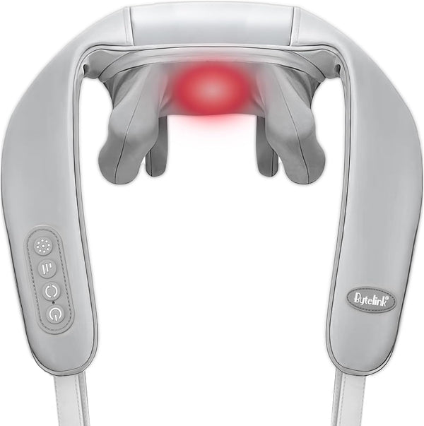 Neck Massager, Back Massager with Heat for Neck, Back, Shoulder, Foot, Leg, Use at Home, Car, Office, Gifts for Men, Women, Dad, Mother, Wife, Husband