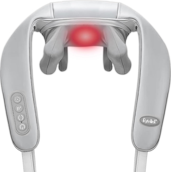 Neck Massager, Back Massager with Heat for Neck, Back, Shoulder, Foot, Leg, Use at Home, Car, Office, Gifts for Men, Women, Dad, Mother, Wife, Husband