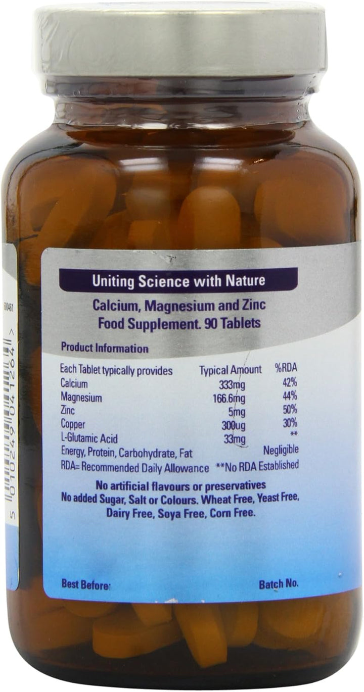 Calcium Magnesium and Zinc - Pack of 90 Tablets