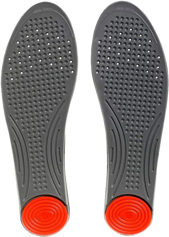 Single Strike Insoles Men & Women – Heel Focused Shock Absorbing Insoles for Walking, Work & Sports – Arch Support & Odour Control – Trim-To-Fit Inserts – Sizes 3.5UK - 11UK