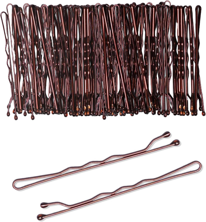 80 Pcs Black Hair Bobby Pins for Thick Hair, 5Cm Long Hair Pins for Women, Pins for Thick & Strong Hair, Kirby Grips, Curby Grips