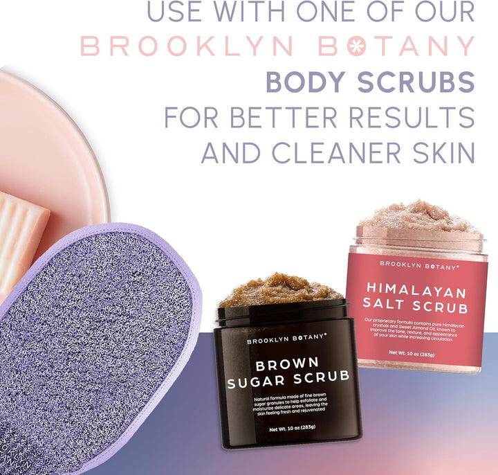 Exfoliating Mitt for Bath and Shower – Heavy Duty Exfoliating Body Scrubber for Massage and Dead Skin Remover for Body – 1 Mitt