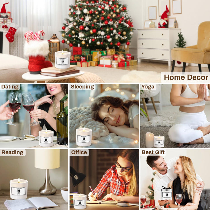 Candles Gifts for Women Men,High-End Luxury Scented Candle Gift Natural Soy Wax Candles,Long Burning Time Christmas Candle,Promotes Sleep Relieves Stress,Perfect for Bath Yoga Wedding Valentine'S Day