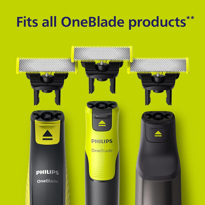 Oneblade 5 Stainless Steel Original Replacement Blades Compatible with All Oneblade Electric Razors (Model QP250/50)