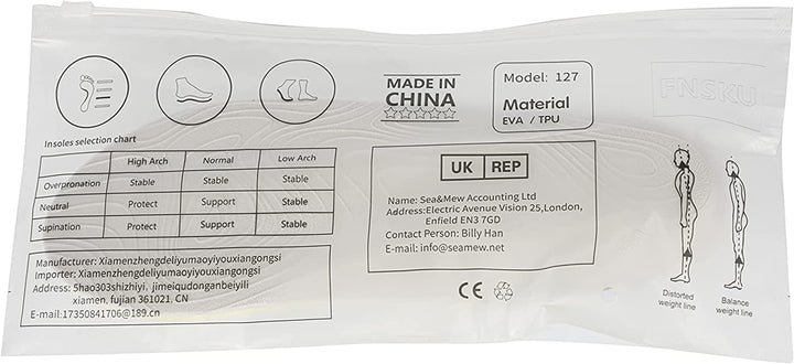 Plantar Fasciitis Arch Support Orthopedic Insoles Relieve Flat Feet Heel Pain Shock Absorption Comfortable Insoles