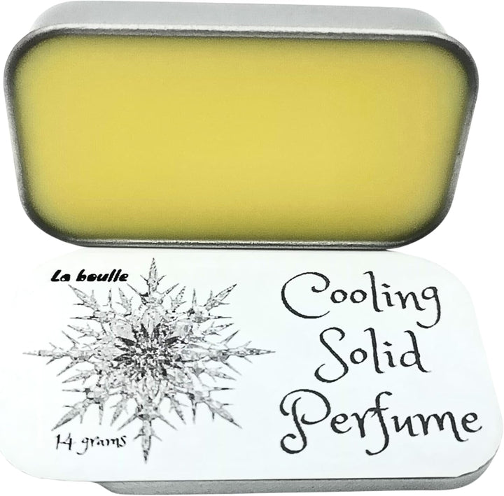 Cooling Solid Natural Perfume Balm. for Sensitive Skin. Handmade in UK.