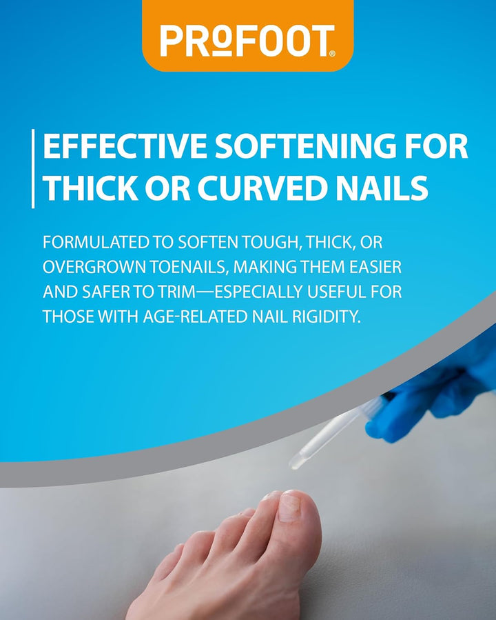 Toenail Softener Drops - 11Ml - Nail Softener Drops for Hard, Ingrown & Thick Toenails - Ideal Prevention for Ingrown Nails - Toe Nail Softener - Relieves Pain & Prevents Infection