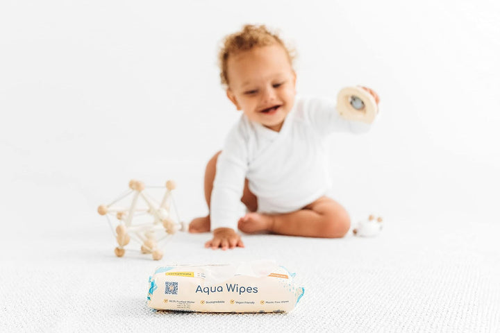 Originals Baby Wipes, 100% Biodegradable, Plastic Free, 99.6% Purified Water, Newborn Wipe, Vegan, Paraben and Perfume Free, NHS Approved (12 Packs of 64, 768 Wipes)