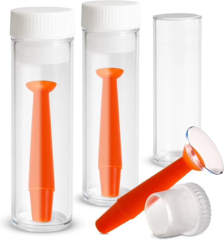 | Contact Lenses Applicator & Remover Tool with Storage Case | 1PC Green Silicone Lens Inserter with Suction Holder for Coloured Contact Lenses