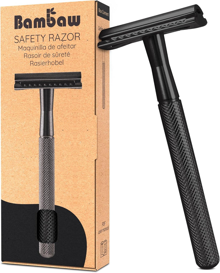 Safety Razor Stand, Does Not Fit All Safety Razors, Double Edge Razor Holder, Shaving Stand, Black