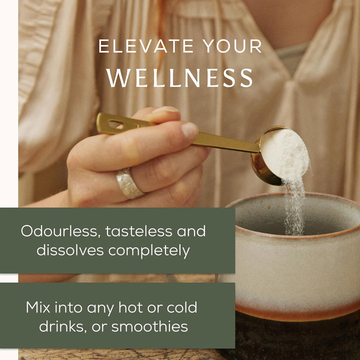 True Collagen 200G - Grass-Fed Bovine Collagen Powder - 100% Hydrolysed Collagen Peptides (Type 1) High Protein Supplements for Women - Fasting, Beauty, Keto - Skin, Hair & Nail Health