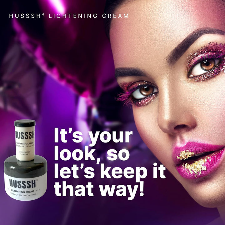 ® Hair Lightening Cream for Face and Body – Gentle Hair Decolourant with Accelerator, Fast and Effective Results