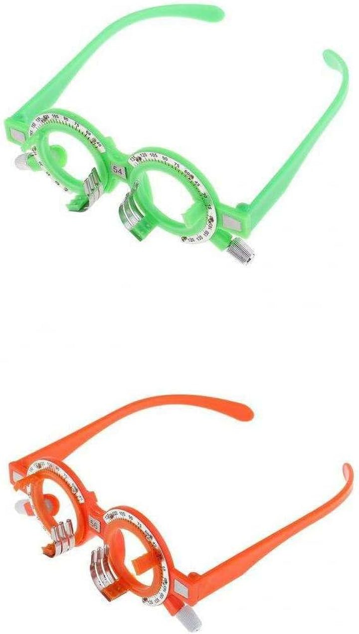 Set of 2 Quality Optical Trial Lens Frame Optometry Equip Eyeglass 56Mm+54Mm