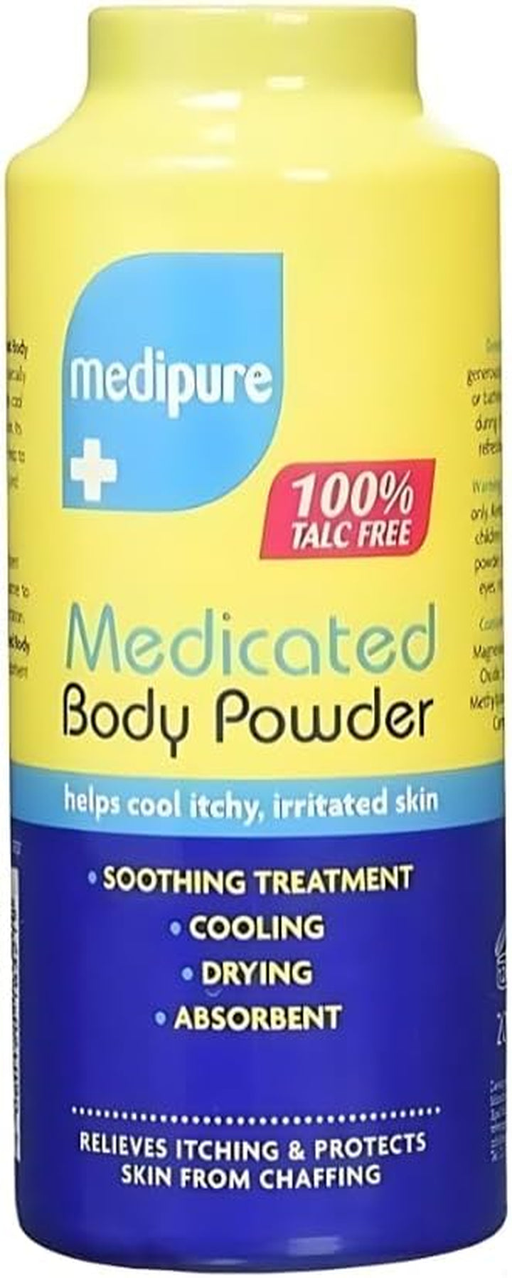 Medipure Talc-Free Body & Baby Powder - Soothing, Itch Relief, 200G