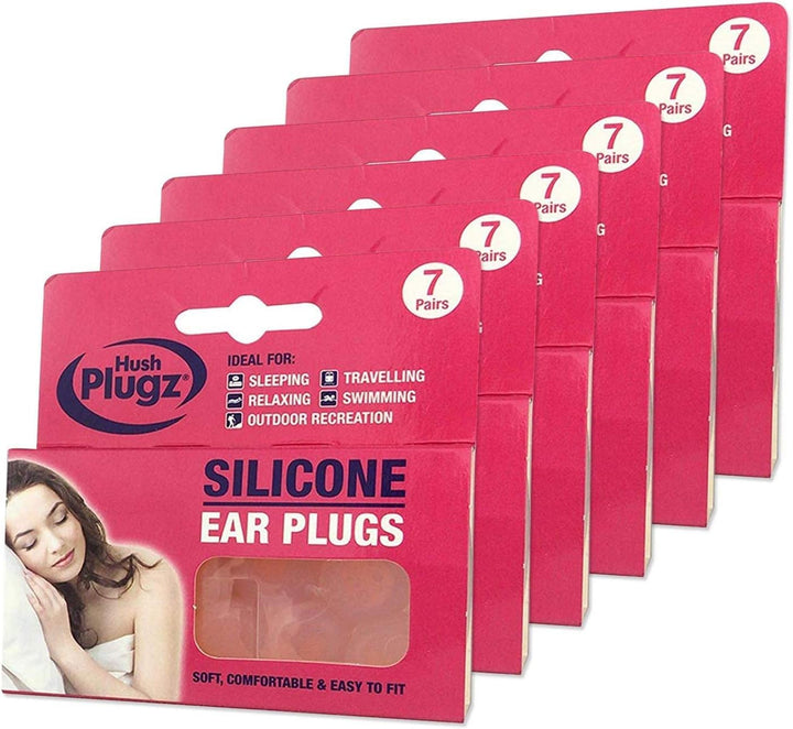 Silicone Earplugs X 3 Packs