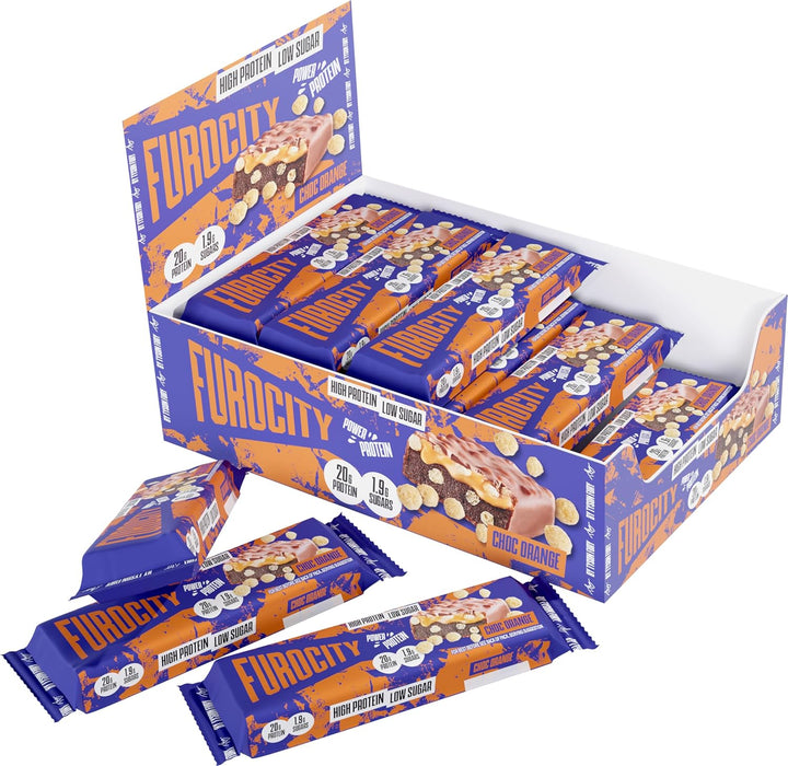 by Tyson Fury Protein Bars, Chocolate Fudge Brownie Flavour, Case of 15 X 60G Bars, 20G Protein per Serving, Low in Sugar, Pre and Post-Workout Snack