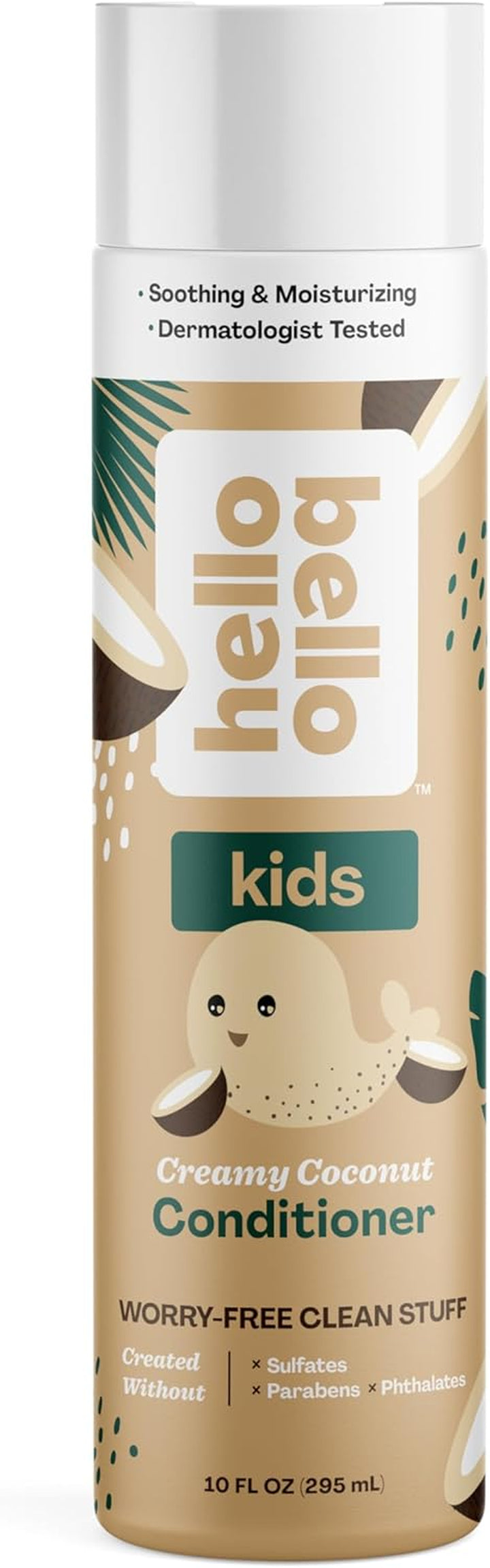 Kid'S Conditioner Hypoallergenic, Ph Balanced & Dermatologist-Tested - Thoughtful Ingredients - Coconut, 10 Ml (Pack of 1)