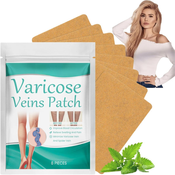 Varicose Veins Treatment for Legs,Spider Veins Removal for Legs Treatment Patch,Varicose Veins Patches,Varicose Veins Relief,Relief Pain Leg Care,Improve Blood Circulation,Wide Range of Application