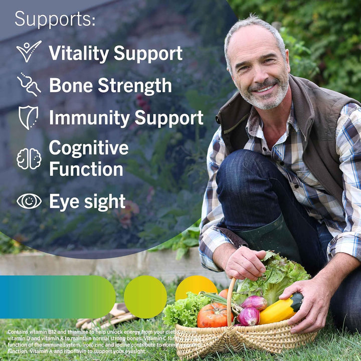 Advance 50+ Tablets Multivitamin & Mineral Supplements, with 24 Essential Nutrients, Including Vitamin D, C, Zinc, 180 Ct