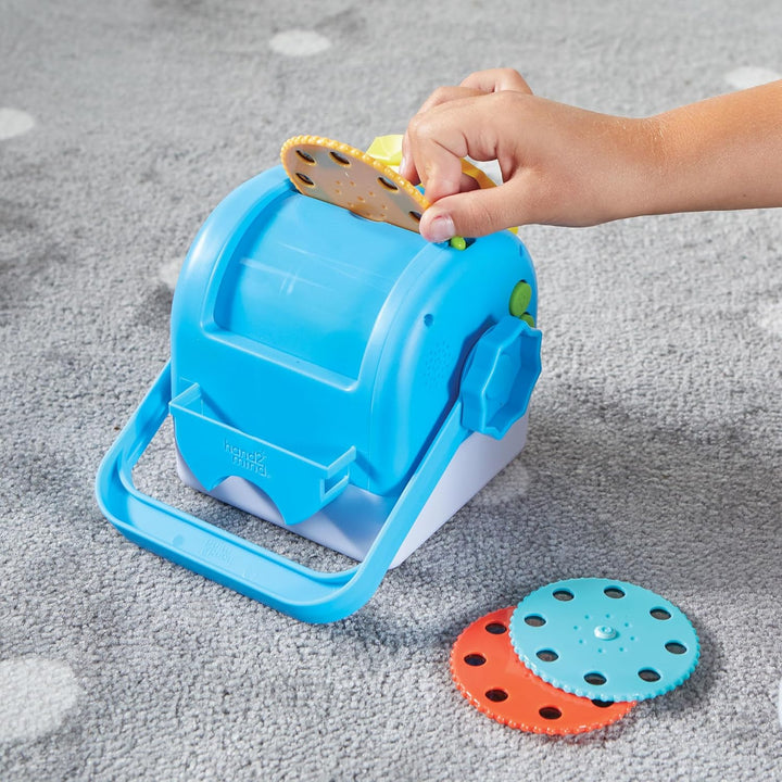 Learning Resources Calming Moments Projector, Ages 3+, Calming Toys for Kids, Mindfulness & Night Light with Soothing Sounds, Blue