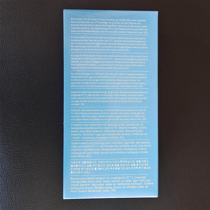𝙎𝙞𝙣𝙪𝙨 𝙍𝙞𝙣𝙨𝙚 - 80 X Sinus Rinse Mix + 1X Nasal Wash Bottle (300Ml), Nasal Rinse Sachets Kit, Neti Pot Salt, Nasal Irrigation,Nasal Douche,Sinus Relief,Neti-Pot