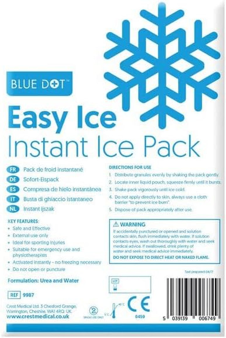 Premium Sports First Aid Kit - Fully Stocked with 2 X Ice Packs, Freeze Spray, Foil Blanket and More.