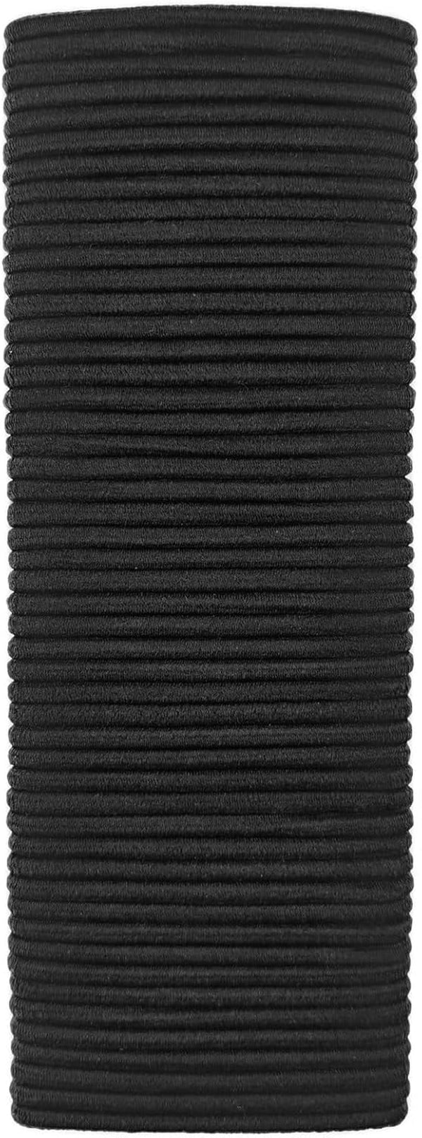 50Pcs Elastic Hair Bands, 4Mm Elastic Hair Bobbles Ponytail Holders, No Metal Strong Hair Ties Gentle Hairbands Thick for Girls Women Kids