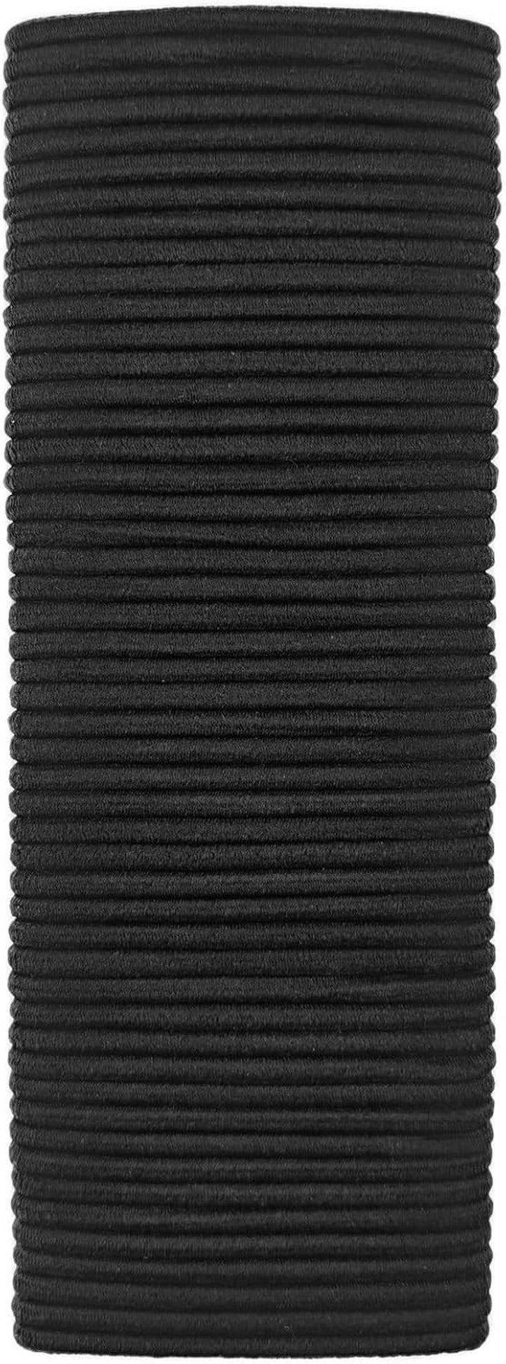 50Pcs Elastic Hair Bands, 4Mm Elastic Hair Bobbles Ponytail Holders, No Metal Strong Hair Ties Gentle Hairbands Thick for Girls Women Kids