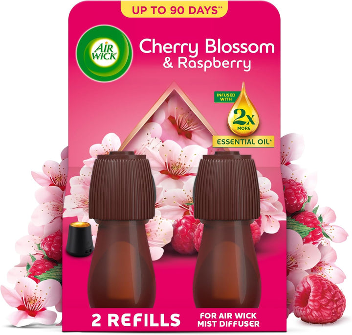 Air Wick Linen & Petals |Essential Mist Aroma Kit | 1 X 20Ml |1X Diffuser & 1X Bottle|Natural Essential Oils