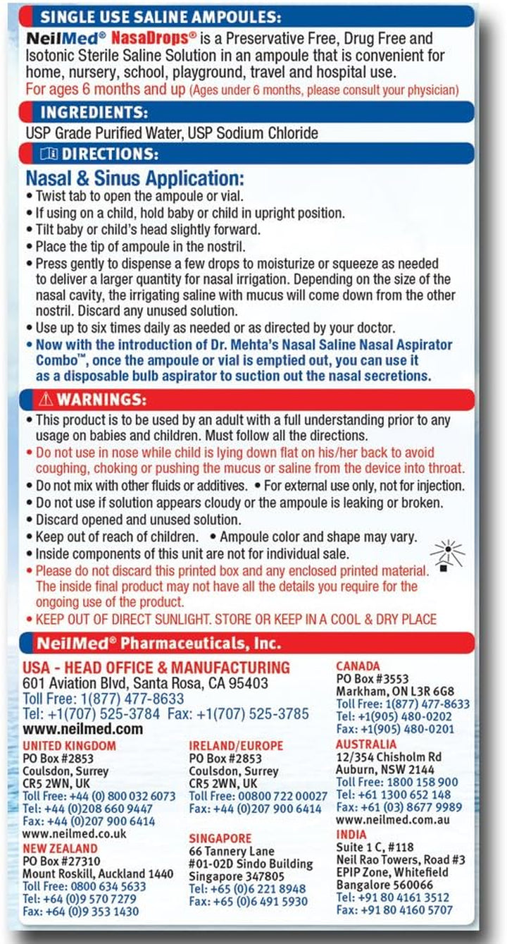 Saline on the Go Nasadrops