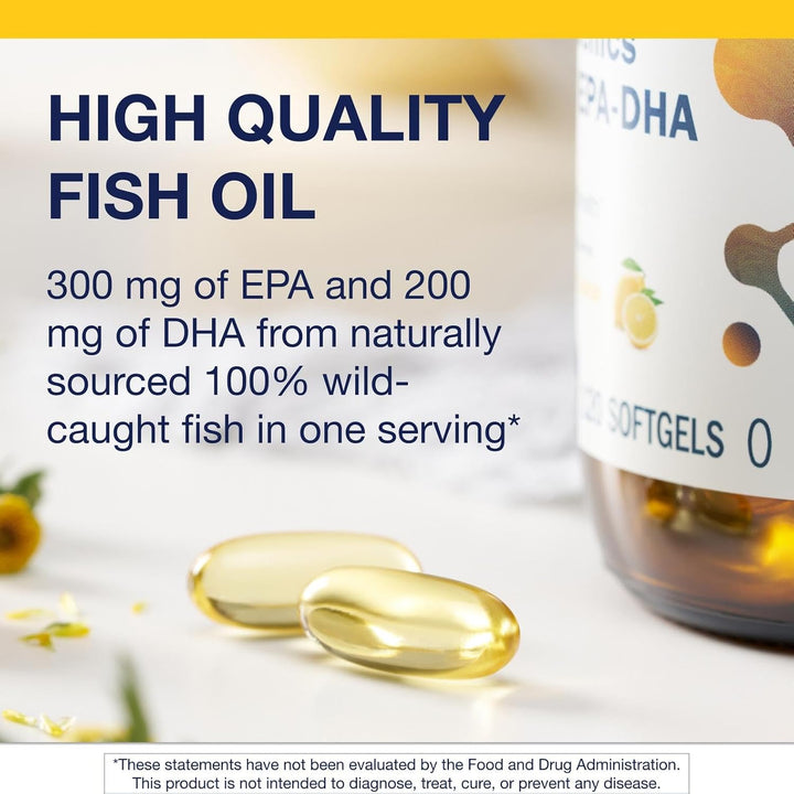 , EPA-DHA Extra Strength, Natural Lemon Flavour, 120 Softgels